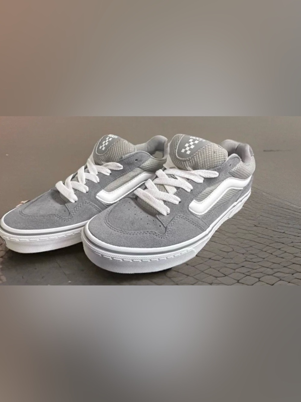 NIB Vans Caldrone Suede/Mesh Drizzle Grey Men’s 9.5 / Women’s 11 Brand New!!